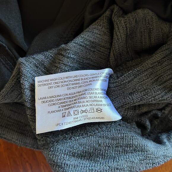 Z by Zobha Woman Size L Gray Marled Knit Skort Sporty Mini Athleisure - Picture 5 of 9